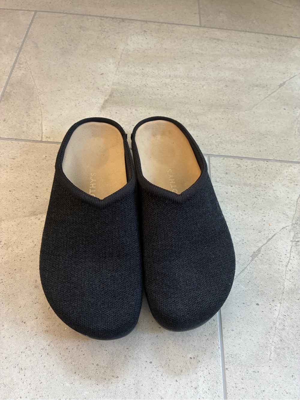 Rothy's Black Slip-On Mules Clogs